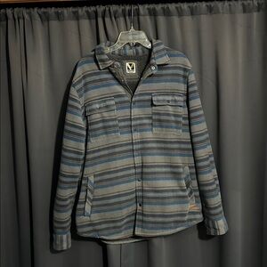 Voyager Fur Lined Button Up Jacket